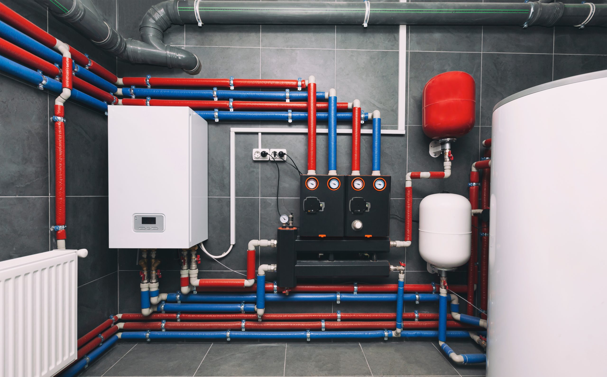 A,Modern,Electic,Boiler,Room.,Equipment,For,Modern,Heating,System